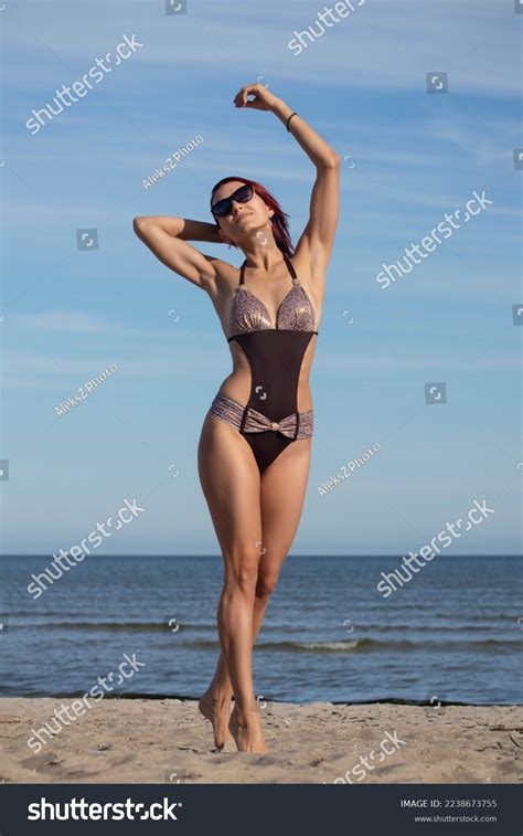 Beautiful Woman Sexy Bikini On Beach Stock Photo Shutterstock