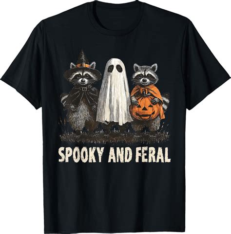 Hot Trending Kiraa Tee With Spooky And Feral Cute Ghost Raccoon Unisex S 5Xl T Shirt Walmart
