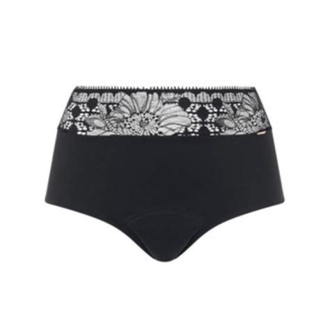 Menstrualne Hlacke Chantelle Visok Bikini Srednje Do Mocno Vpojne
