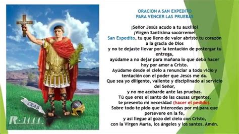 Oraciones A San Expedito Urgentes Para Casos Dif Ciles