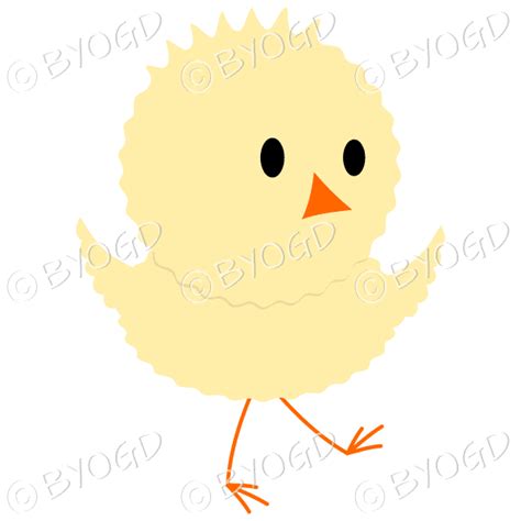 Chick Walking ⋆ Be Your Own Graphic Designer