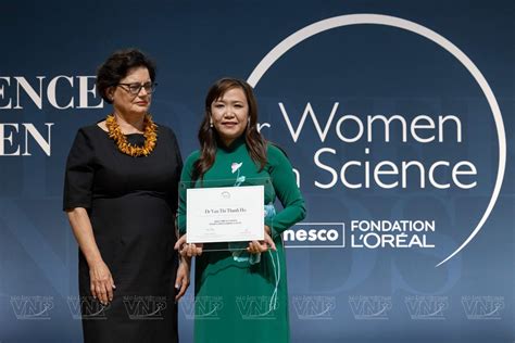 PGS.TS Hồ Thị Thanh Vân - Nhà khoa học nữ trẻ tài năng thế giới năm 2022