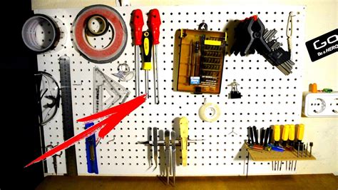 Перфорированная доска для инструмента - 82 фото