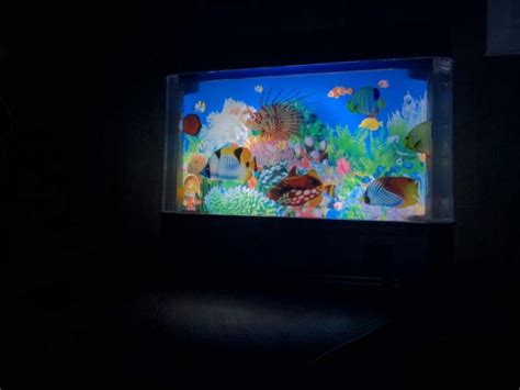 Светильник ночник «Аквариум» с движущимися рыбками – купить в Москве ...