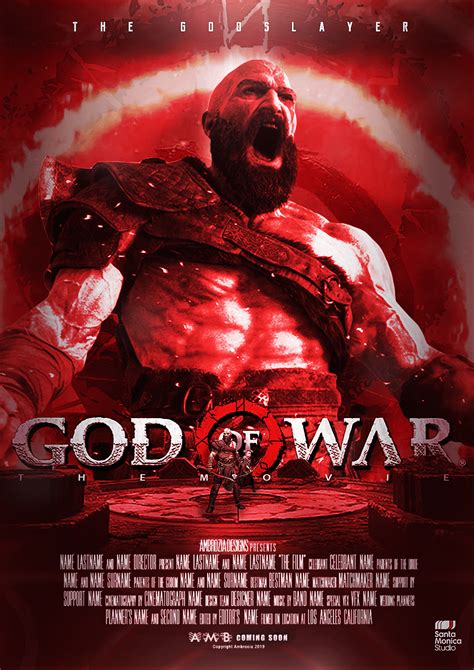 God Of War Movie Poster That I Made Rgodofwar