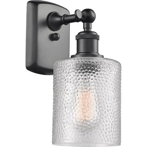 Innovations 516 1W BK G112 LED Ballston Cobbleskill Contemporary Matte