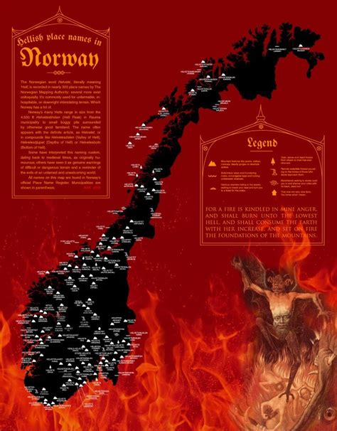 Places in Norway Literally Named After Hell – Brilliant Maps