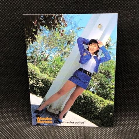 Atsuko Kuruse Minisuka Police Card Collecora Bikini Girl Model 1999 Japan A2 EBay