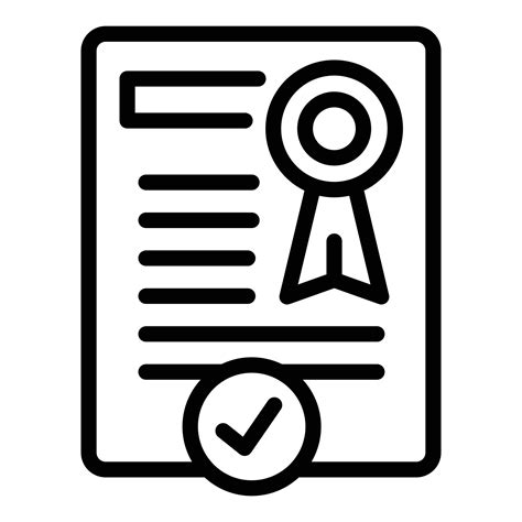 Patent Document Icon Outline Vector Justice Trademark 15213919 Vector