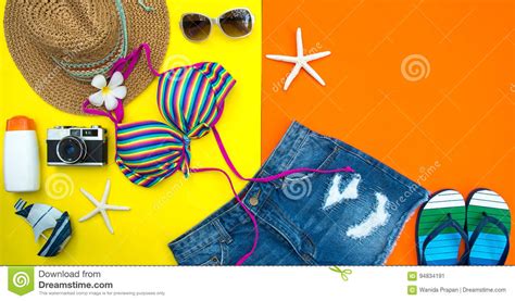 Summer Fashion Woman Swimsuit Bikini Stock Image Image Of Outfit Creative