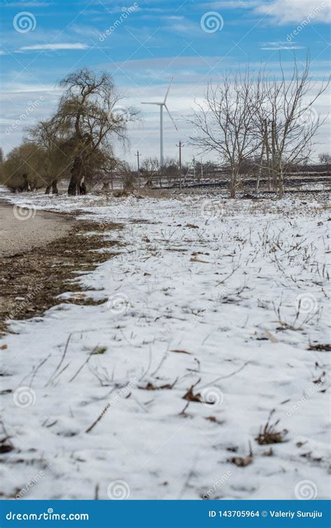 Naked Field In Winter Season Stock Photo Image Of Monochrome Autumn