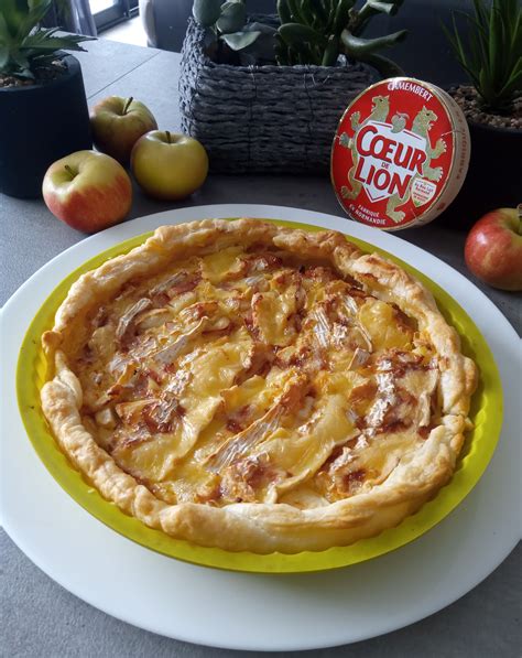 Tarte Camembert Pommes And Lardons