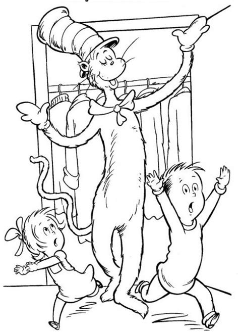 Dr Seuss Thing Coloring Page Coloring Home 126 The Best Porn Website