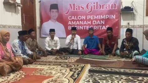 Pemuda Milenial Sampang Nyatakan Sikap Dukung Gibran Wapres Pemilu