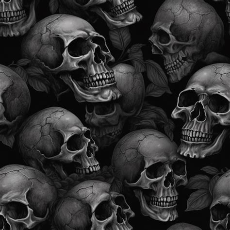 79,000+ Black White Skull Wallpaper Pictures