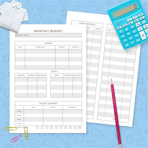 5 Year Budget Plan Template Free Sample Example And Format Templates