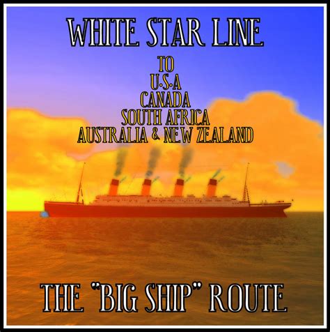 White Star Line Poster 2 By Grantl91 On Deviantart