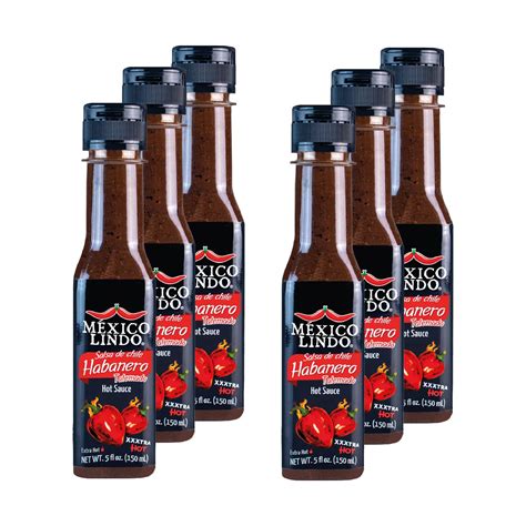 Mexico Lindo Habanero Hot Sauce Xxxtra Oz Pack Of Walmart