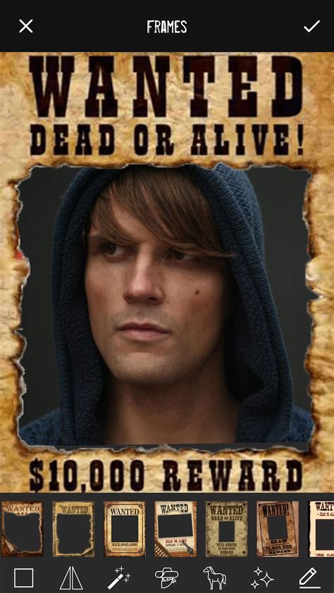 Android 용 Wanted Poster Photo Frames Maker Apk 다운로드