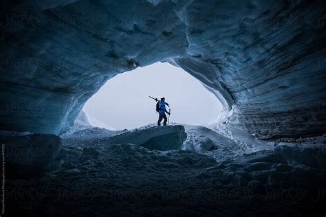 "Ice Cave I" by Stocksy Contributor "Michael Overbeck Photography" - Stocksy