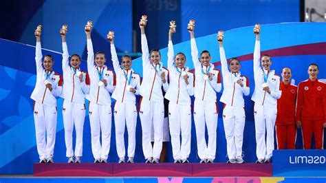 Equipo mexicano de natación artística refrendó plata en Juegos