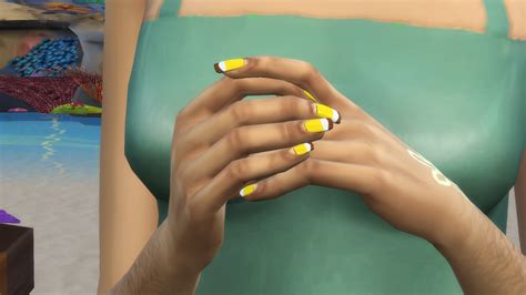 ACxSH Down In Bikini Bottom CC Sims Tatouages Par Arowenc