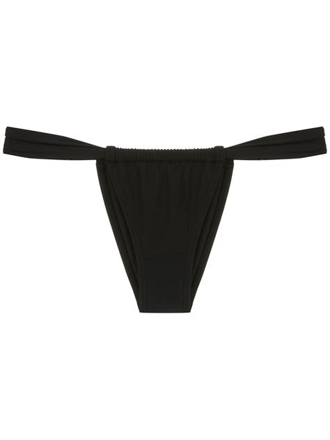 Amir Slama Fitted Bikini Bottoms Black FARFETCH
