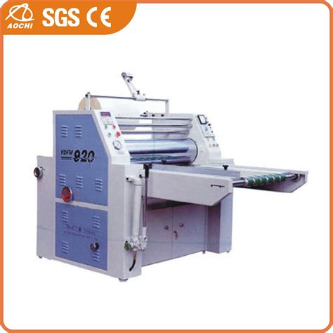 Manual Hot Roll Laminator Hydraulic Heat Press Paperboard Lamminating Machine Roll Laminnator