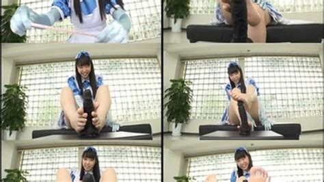 Under Heels Japan Schoolgirls Footjobing A Dildo Part Nfdm High Quality