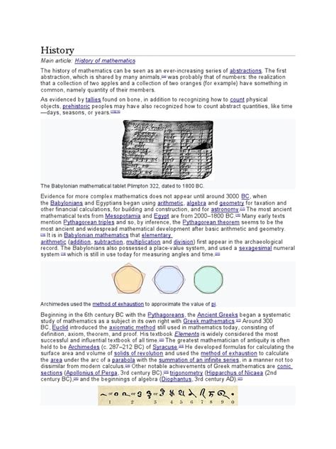 History of Mathematics | PDF | Teaching Mathematics | Science