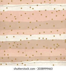 Scrapbooking Card Torn Nude Ivory Pink Stock Vector Royalty Free 2038999463 Shutterstock