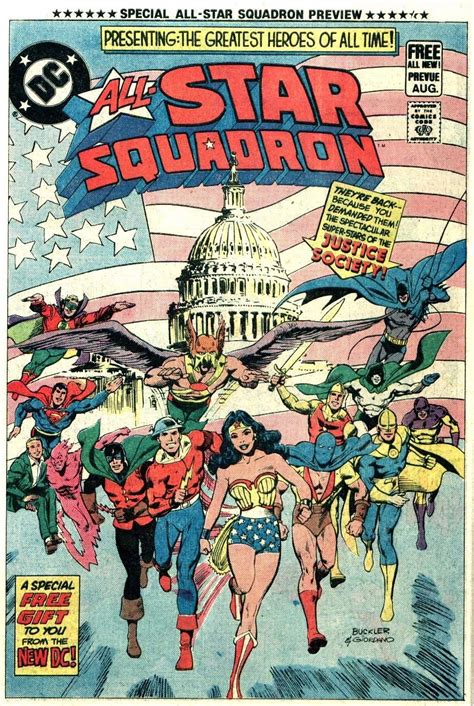 DC Comics Of The 1980s 1981 All Star Squadron Preview Dc Comics