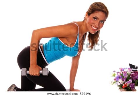 Sexy Latina Fitness Instructor Working Out Stock Photo Edit Now 579196