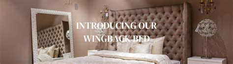 Alma Wingback Bed Frame With High Sides Kingsize Bed Frame Bedroomking