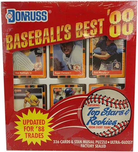 Boxed Set Boom Donruss Baseball S Best Card Sets Of The S S