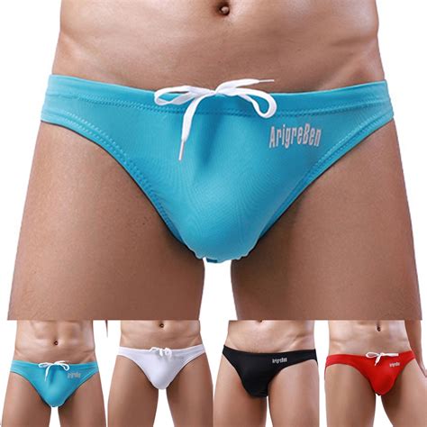 Mens Sexy Swimwear Bikini Briefs Swimming Trunks Swimsuits Shorts Pouch Shopee Singapore