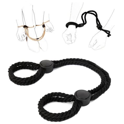 Adjustable Rope Handcuffs Fetish Hand Shackles Bdsm Binding Toys Sex Sm Restraints Exotic Sexy