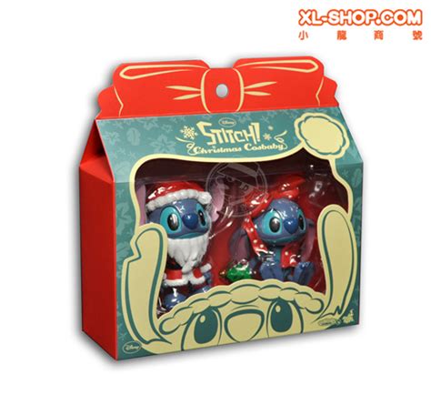 Hot Toys Stitch Cosbaby S Series Santa Gift Versions Set Of