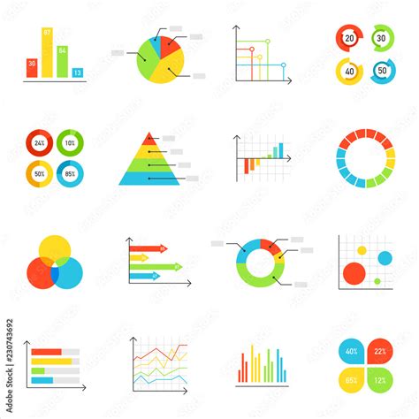 shape  graph  information graphic flat design style