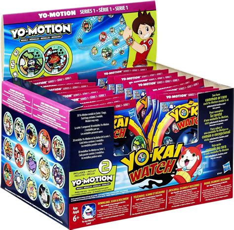 Yo-Kai Watch Yo-Motion Series 1 Mystery Box 24 Packs Hasbro Toys - ToyWiz