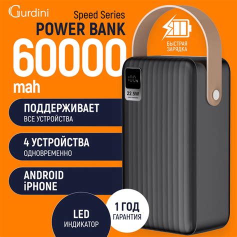 Внешний аккумулятор (Power Bank) Gurdini Speed Series 2 USB - купить по ...