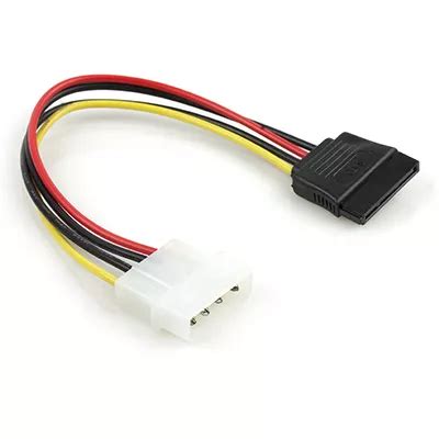 Cable De Poder Xtech Molex Pin Macho Sata Hembra Centimetros