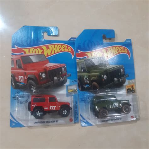 Jual Hot Wheels Land Rover Defender Hotwheels Merah Kota Bandung Predatoys Tokopedia