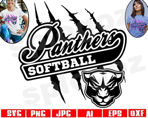 Panthers Softball Svg Panther Softball Svg Panthers Softball Png