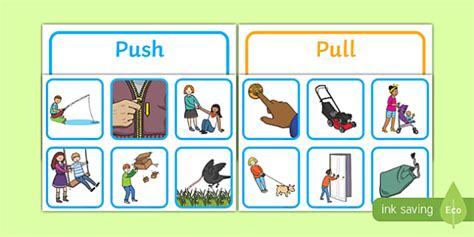 FREE! - Push or Pull Sorting Cards | Forces | Science | Primary