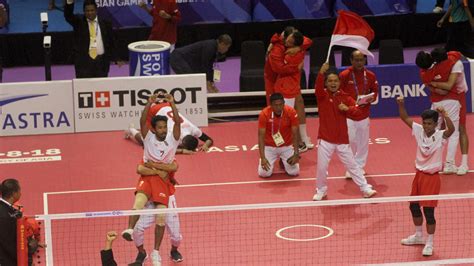 Foto Bintang Dunia Takjub Indonesia Malaysia Perang Karena Sepak Takraw