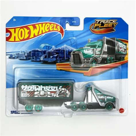 風火輪 Hot Wheels 軌道運輸車 Track Fleet Speed Hauler 蝦皮購物