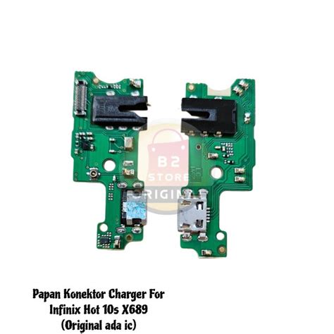 Jual FLEXIBLE KONEKTOR CHARGER INFINIX HOT 10S X689 PAPAN CON CAS ORIGINAL Shopee Indonesia