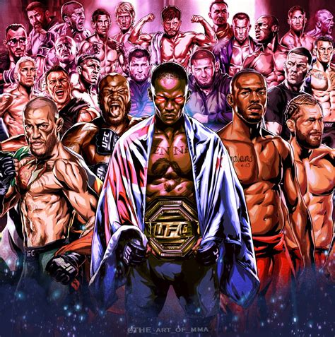 Ufc Stars Downloadable Tiff Png Hand Drawn Digitally On Ipad