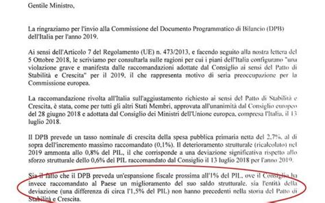 Manovra Lettera Ue A Italia Deviazione Senza Precedenti Nella Storia Sky Tg24